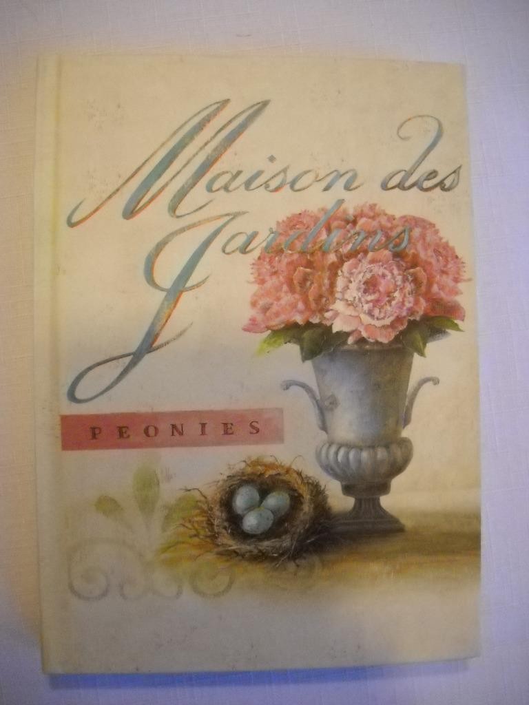 PEONIES Jardins Personal Journal Diary 200 Lined Pages /100 Sheets KEEPSAKE