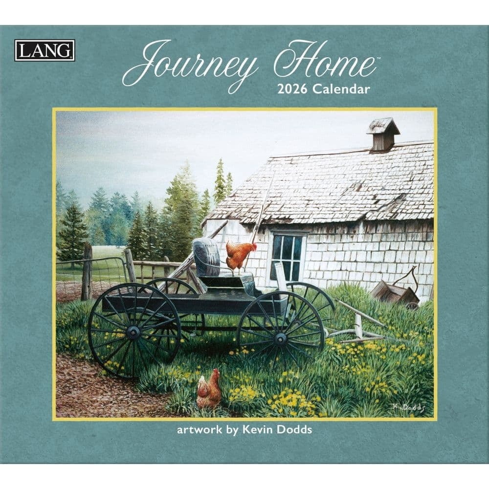 Lang Journey Home 2026 Wall Calendar by Kevin Dodds, 13.4” X 12”