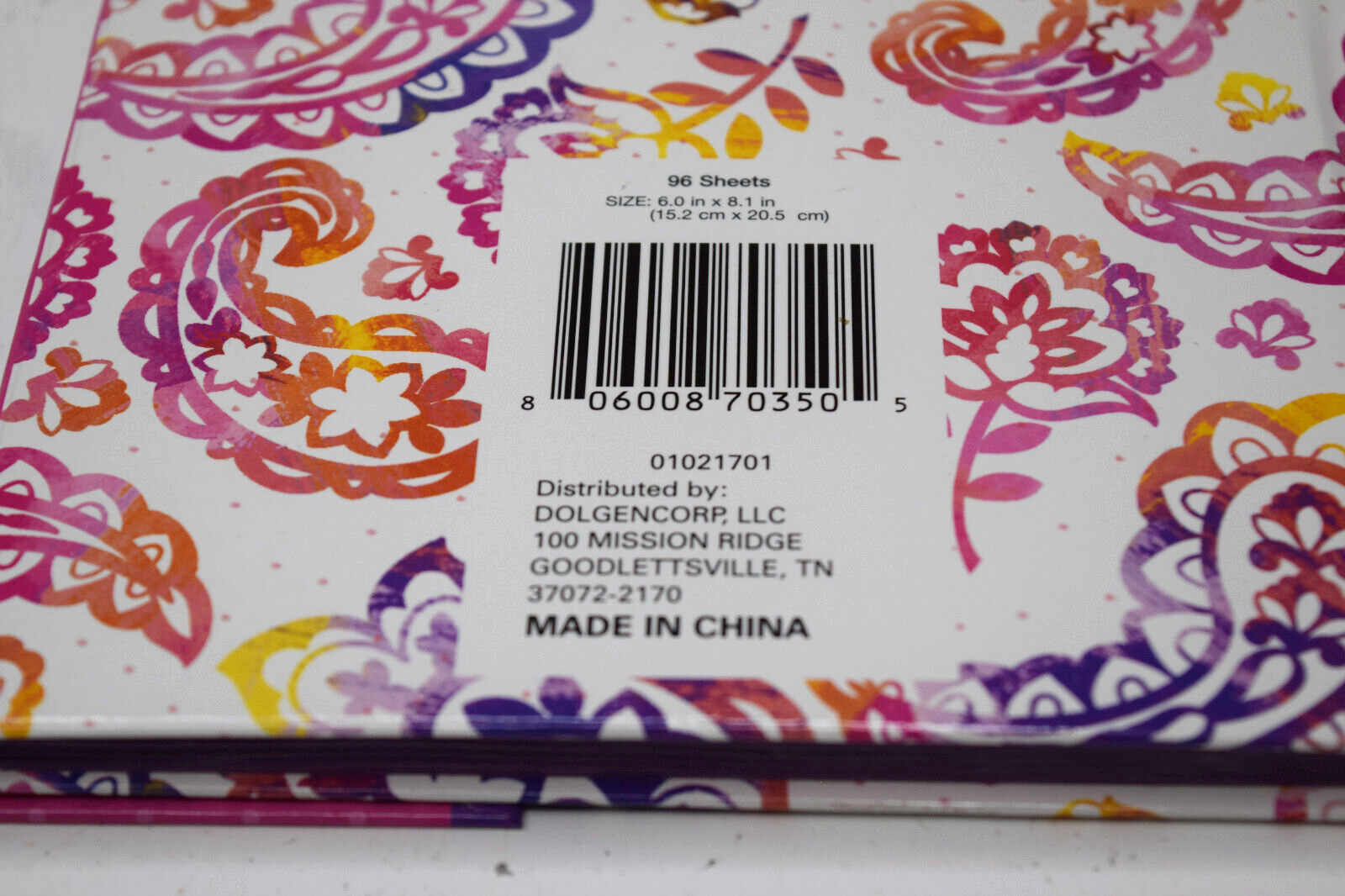Journal W/Flap – Love Loved Blessings Heart 8.1 x 6 paper 96 Sheets