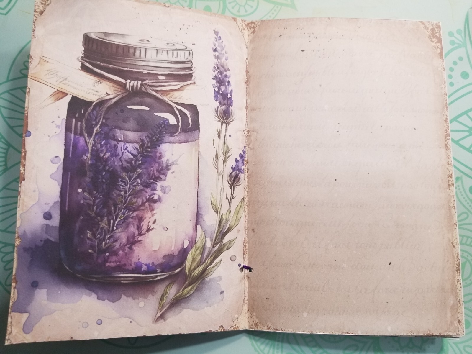 Junk Journal Booklet “NATURAL MAJICK” HANDMADE Cards, Pockets Ephemera Halloween