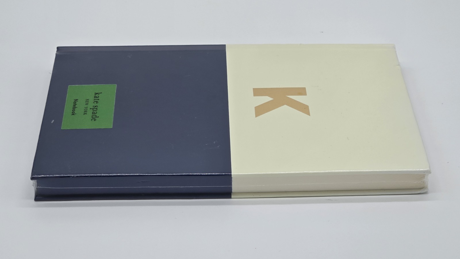 Kate Spade Gold Foil Initial K Dipped Notebook Diary Journal 200 Pages NEW