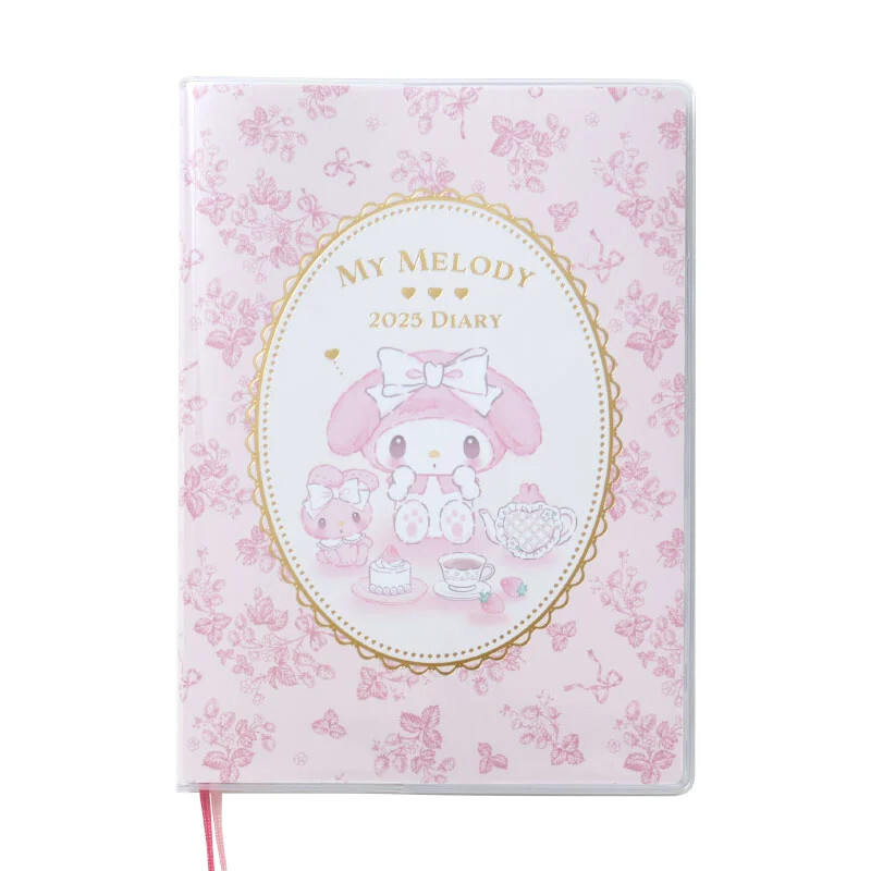 2025 Schedule Book Agenda Planner Sanrio My Melody B6 Block Diary Weekly