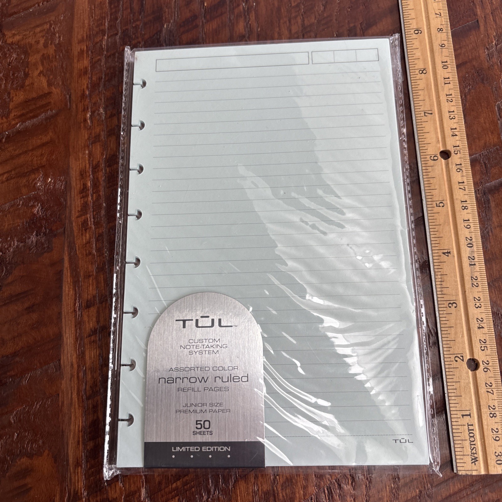 TUL Custom Note-Taking System Narrow Ruled Letter Sized Refill 50 pages Pastels