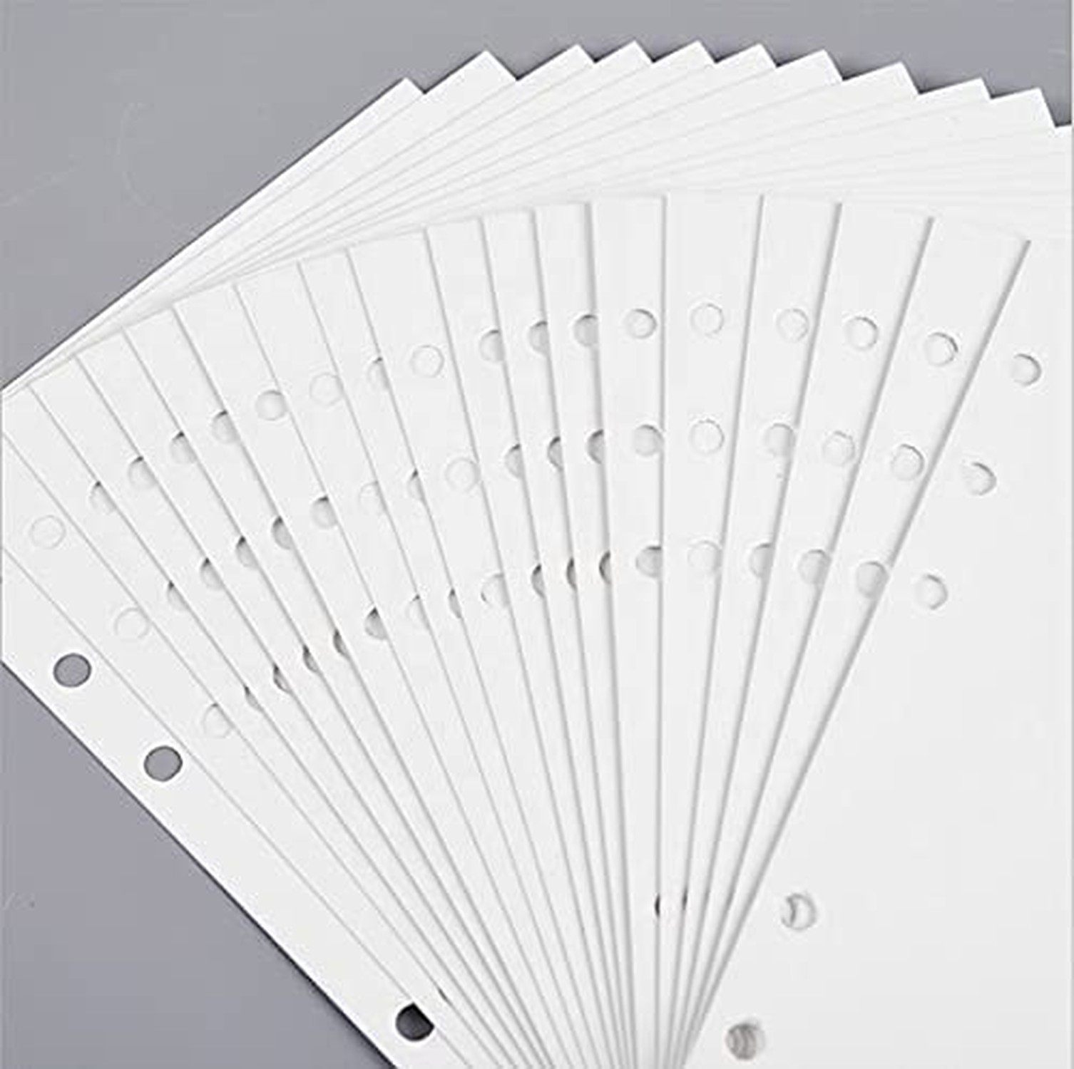A6 Blank Refill Paper, 100 Sheets/200 Pages Loose Leaf Paper for Filofax Pers…
