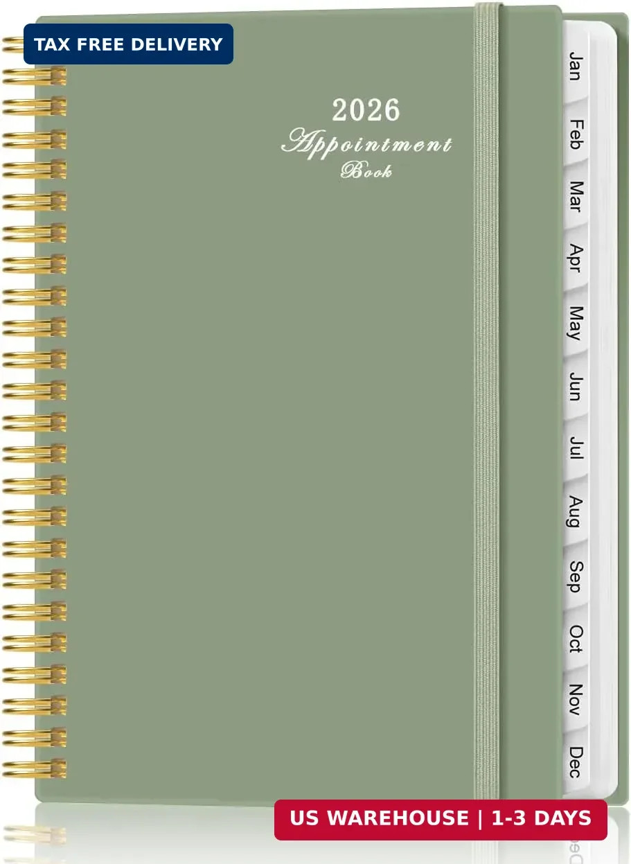 2026 Appointment Book & Planner – 2026 Daily Hourly Planner from January 2026 –