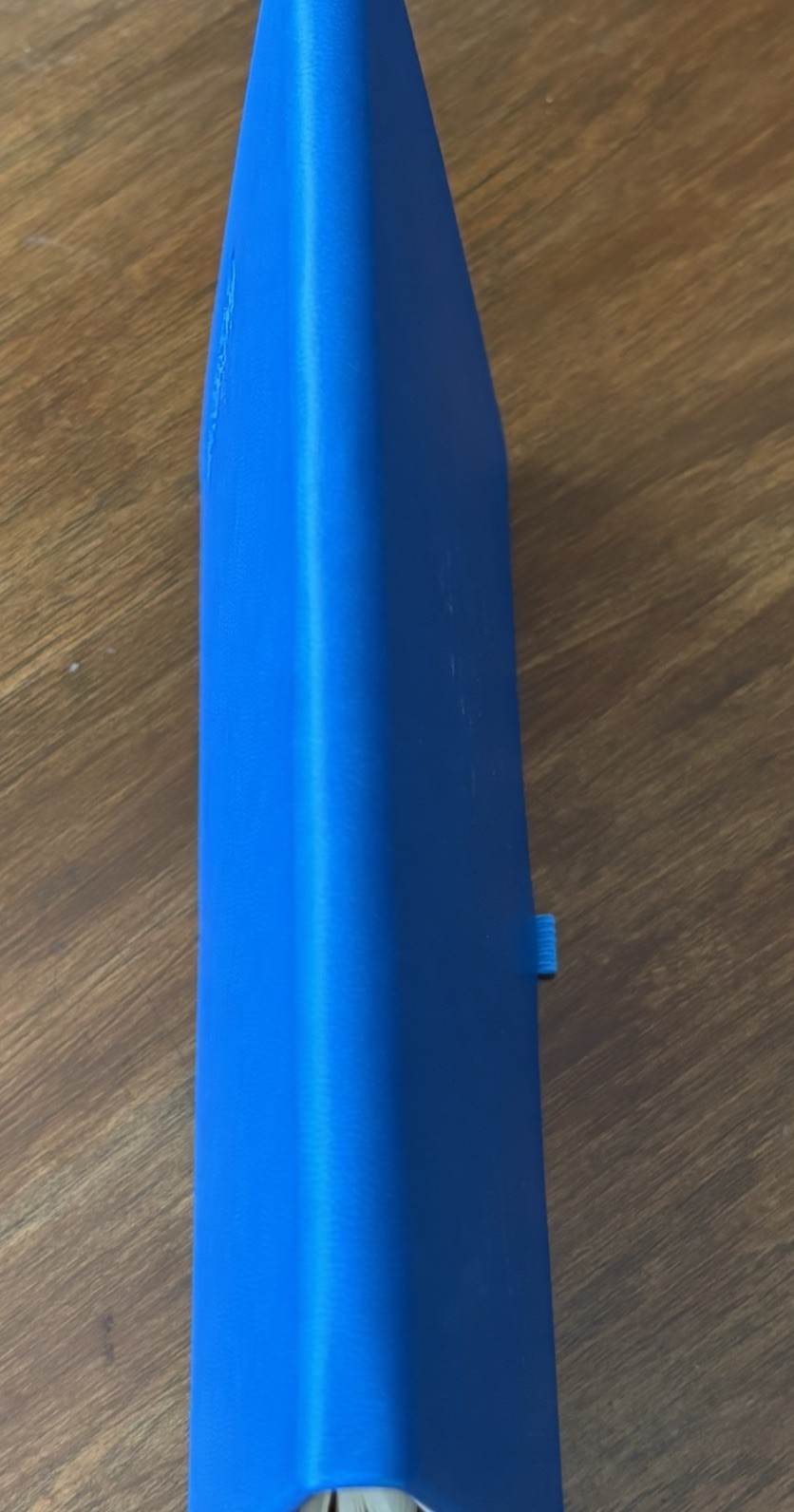 50 Page Wide Rule Lined Blue Notebook with Pen Loop and Page Marker