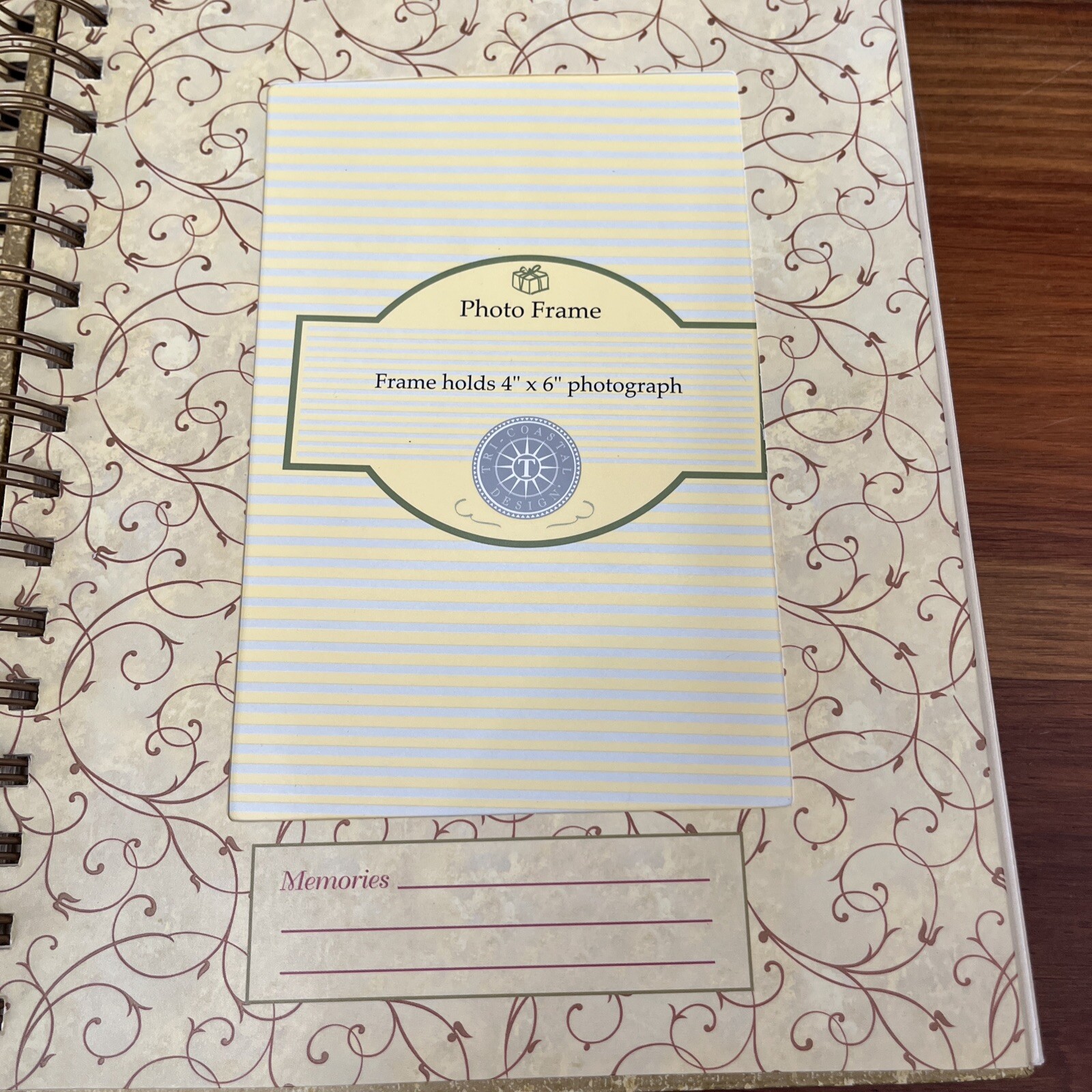 Spiral Journal/Notebook Lined Journal with Back Pocket and Hardcover 8.5″ X 6.4