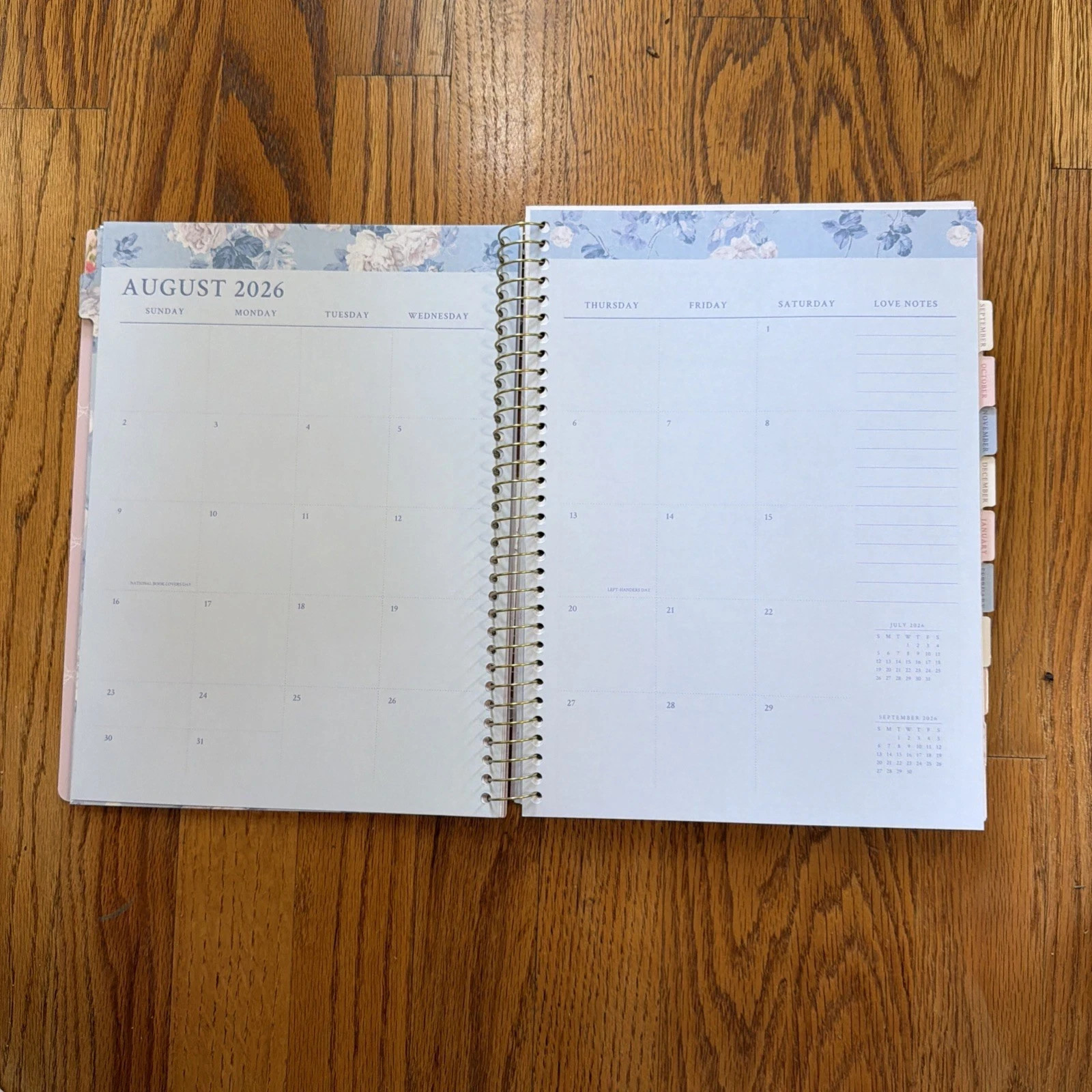 LoveShackFancy x Target Yoobi Floral Teacher Planner Organizer 2026-2027 New