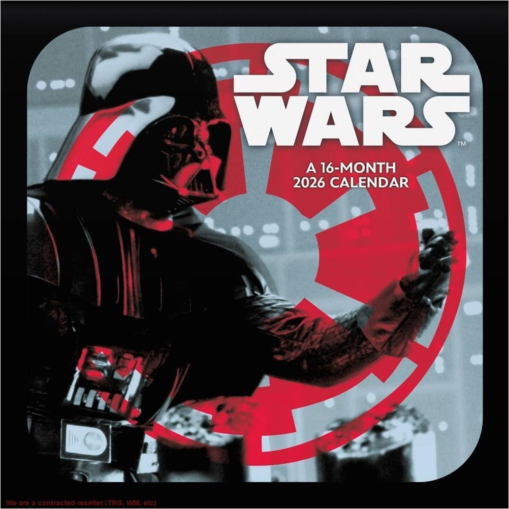 DateWorks 12″x12″ 2026 Star Wars Wall Calendar