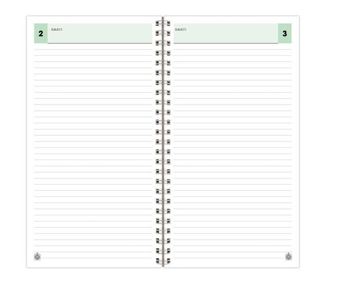 Day-Timer Pocket Notes, Refill# 98180, Index Pg, Subject per Pg 3-1/2″ x 6-1/2″