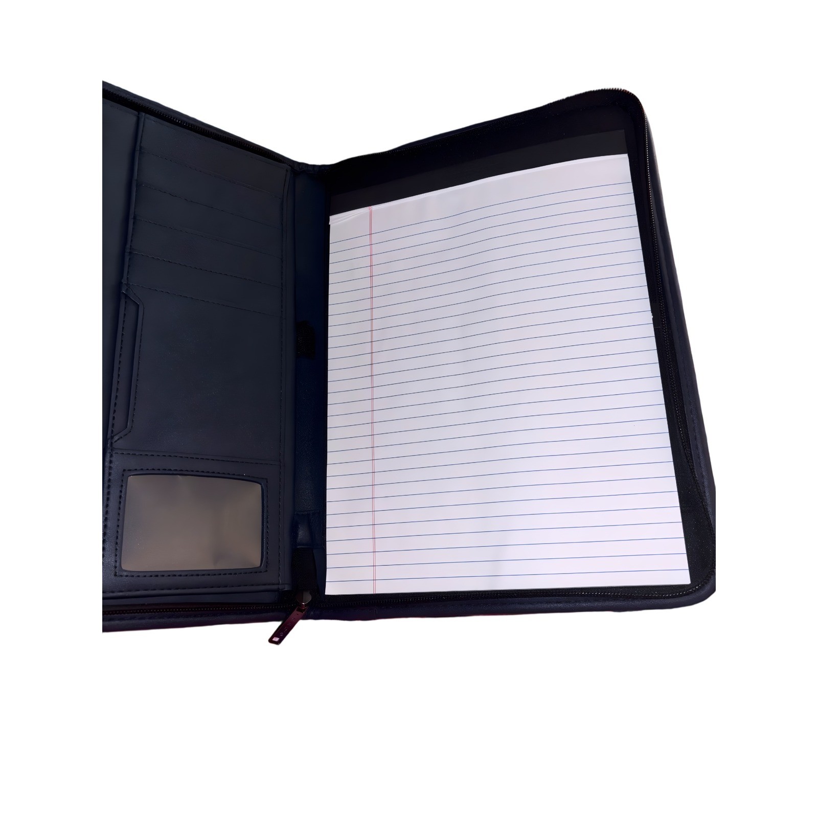 Army Family Team Building Leather Portfolio Organizer w Eagle Emblem Military