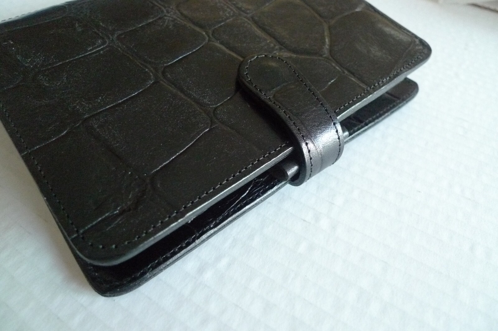 MULBERRY – A6 PLANNER & INSERTS -MADE @ UK – BLACK CONGO LEATHER – RARELY USED