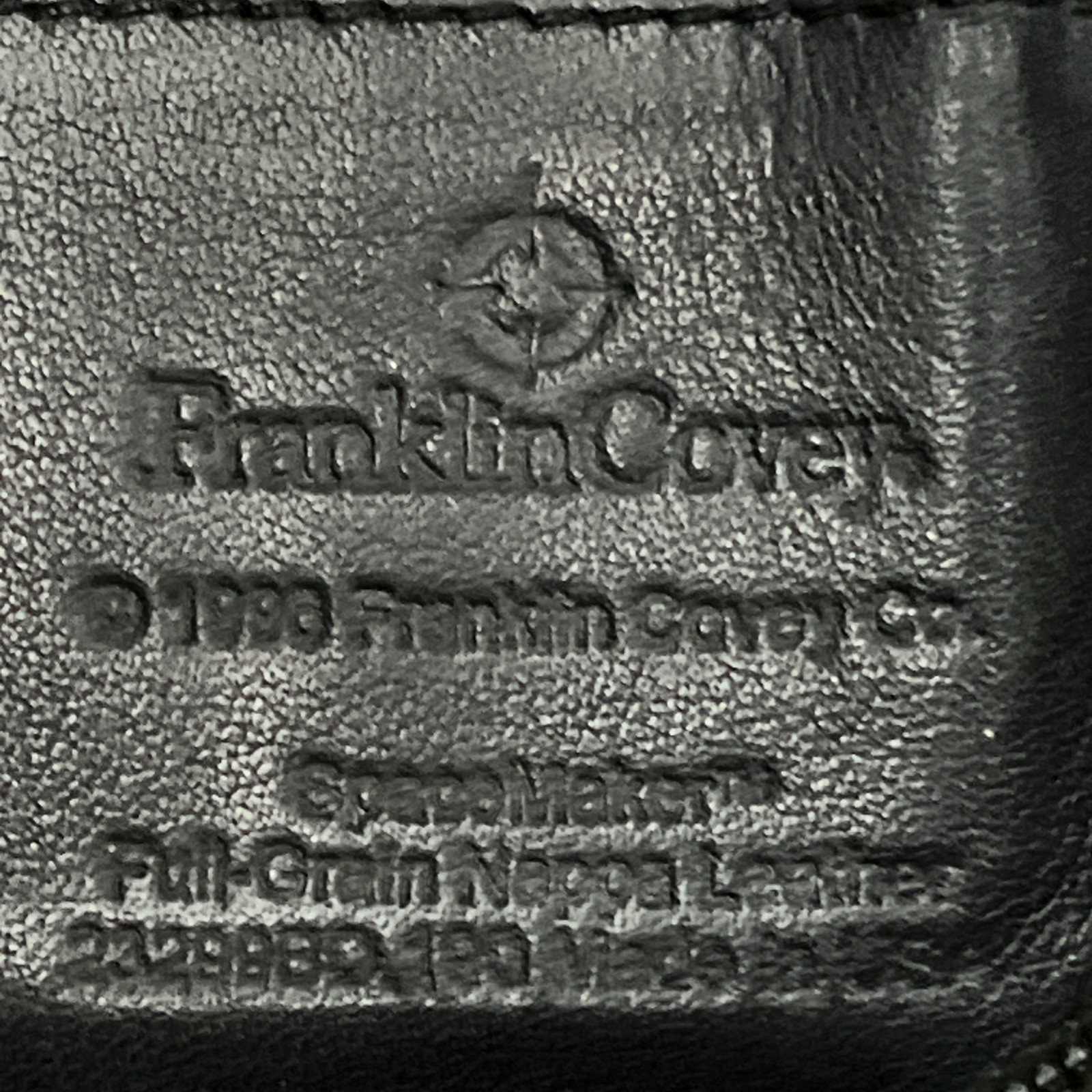 Franklin Covey 1996 SpaceMaker Full Grain Nappa Leather Made In USA