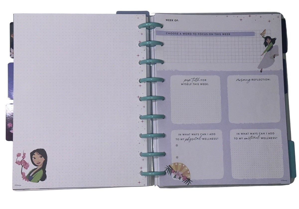 The Happy Planner Disney Princess Guided Journal So Many Adventures Waiting
