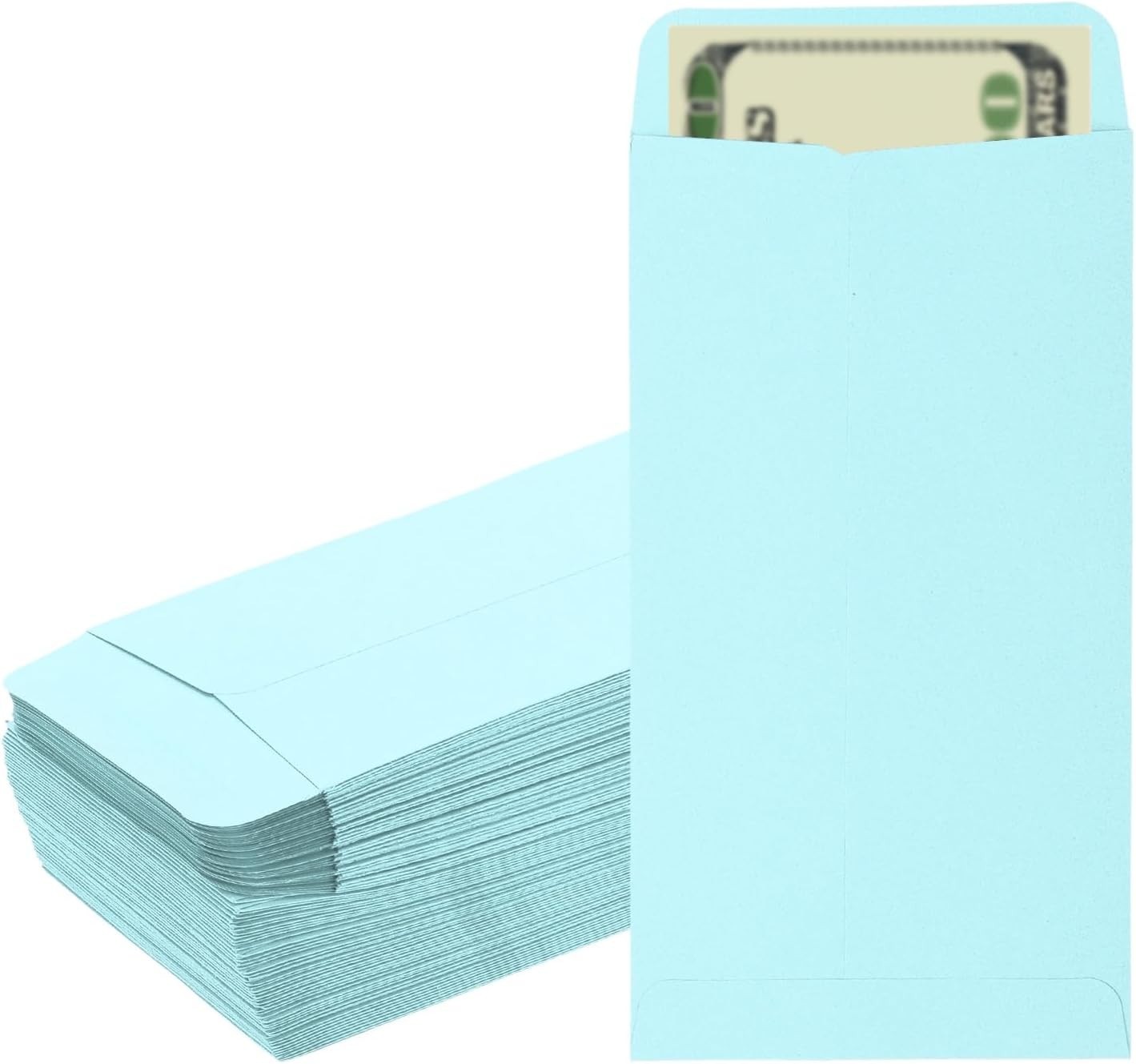 Money Envelope, 100 Pack 6.5″ x 3.5″ Cash Envelopes Money Holder Bags Budgeti…