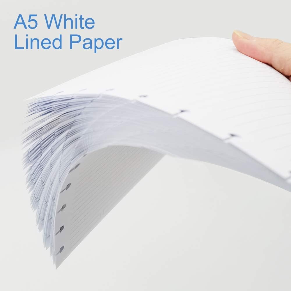 Junior Size Discbound Refill Paper – 8 Discs 500 Sheets, White