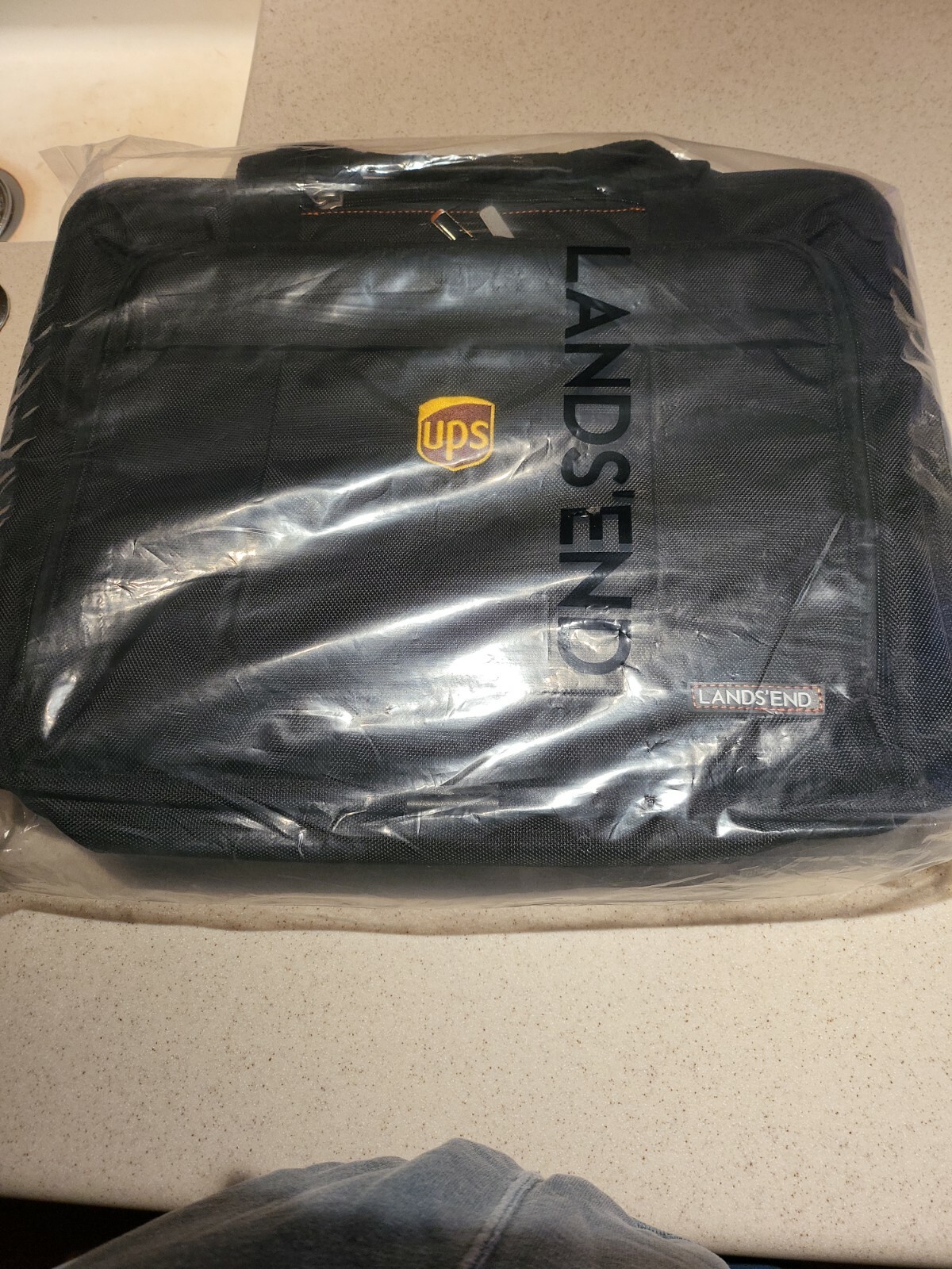 UNITED PARCEL SERVICE Brand New Lands End Business Deluxe Briefcase