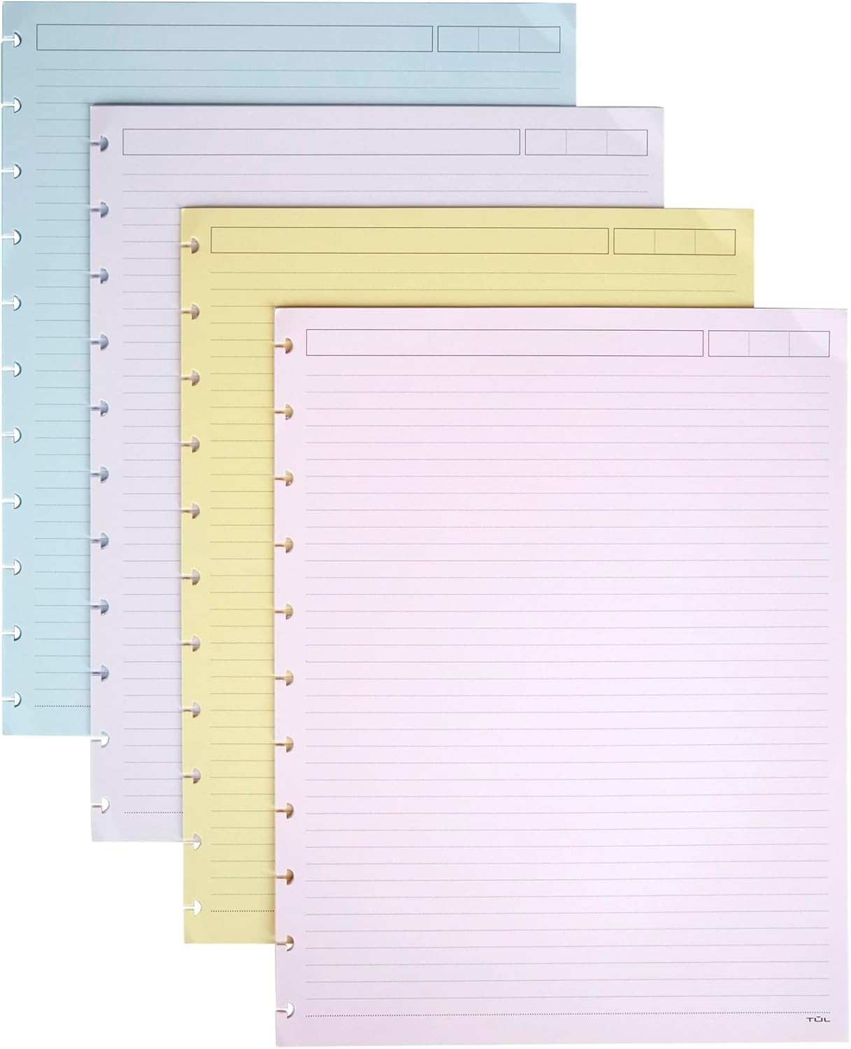 TUL Custom Note Taking System Premium 8.5 x 11 Writing Paper Assorted Pages