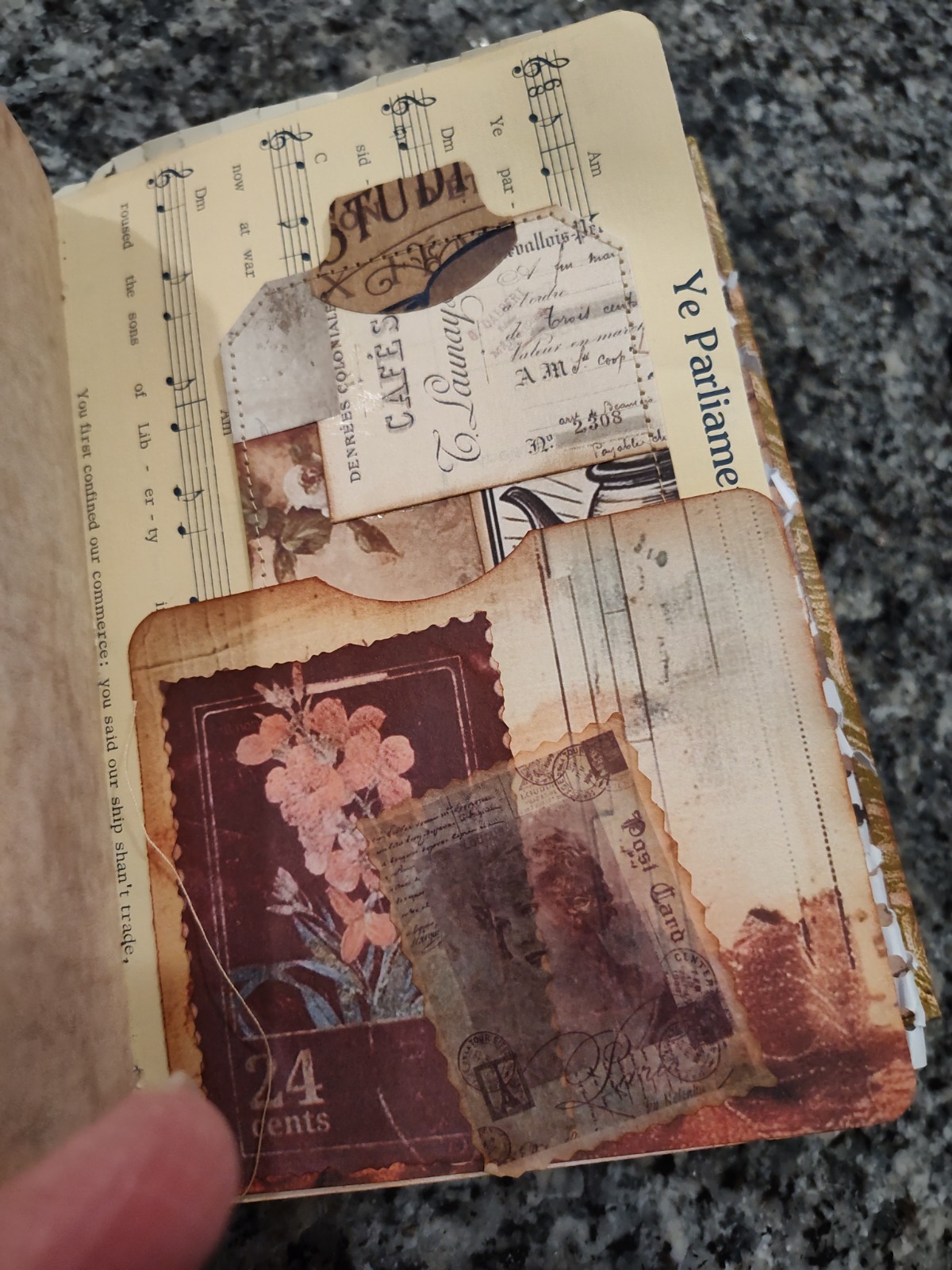 Handcrafted Vintage Journal, Planner, Diary, sketechbook
