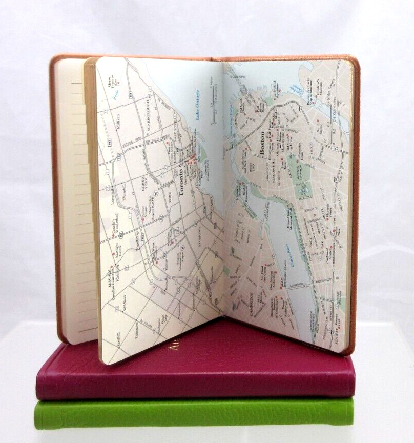 Address Book Pocket Size 3×5″ Soft Leather Cover Graphic Image List$40 Rose Gold