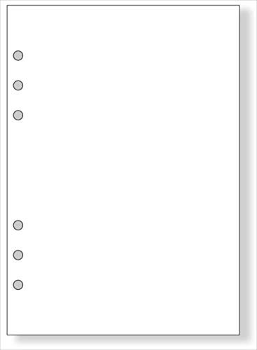 Raymay Fujii Da Vinci Refill Value Notebook, Plain White, A5, DAR457W