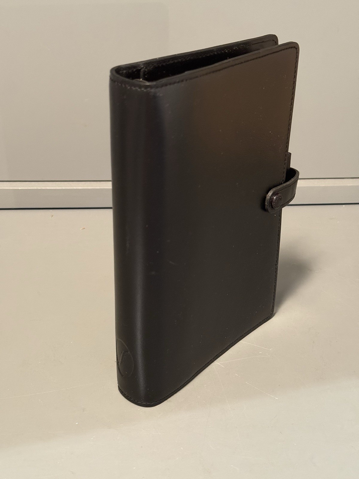 Genuine Filofax 1999 BLK Italian Leather Personal Buckingham Personal Organizer