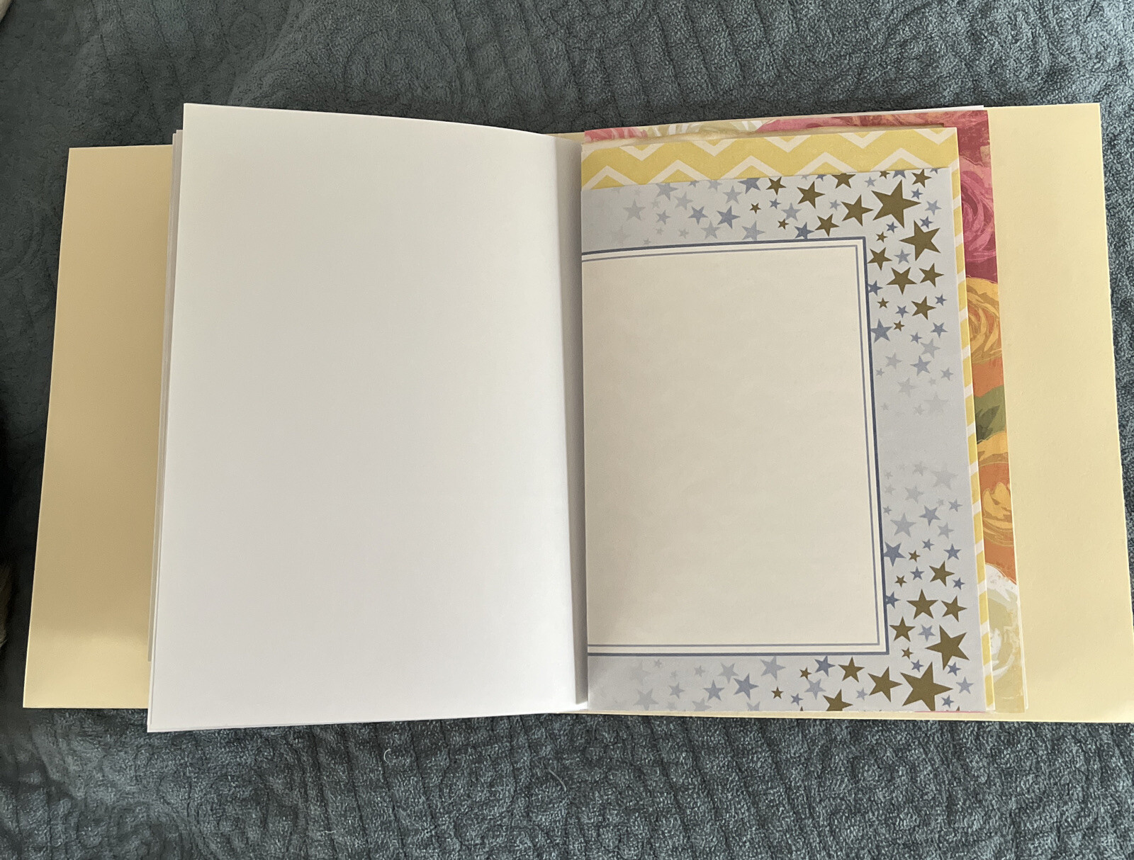 2 Journal Diary Notebook Set-Small & Large 4 3/4×7 in. & 8×9 in. 44 pg & 54 pgs