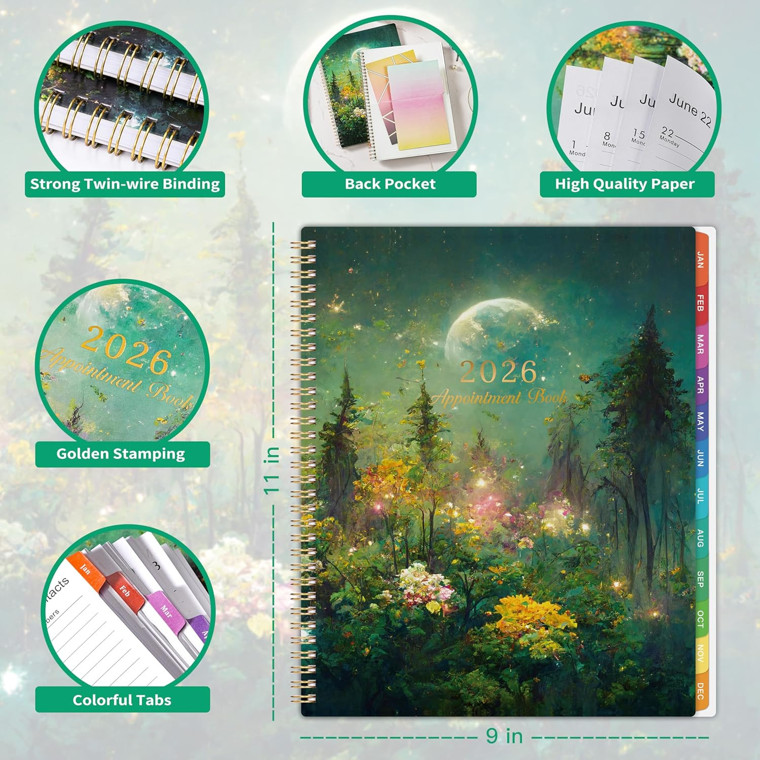 2026 Appointment Book/Planner – Appointment Book 2026, Jan.2026 – Dec.2026