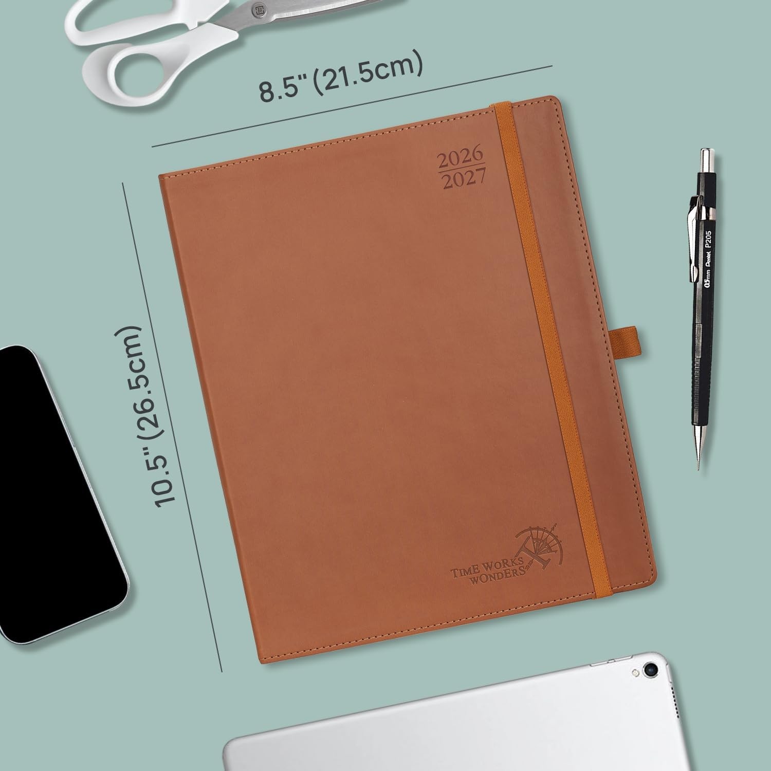 Monthly Planner 20262027 Large 8.5″ x 10.5″ Soft Cover, 18Month Calendar Book…