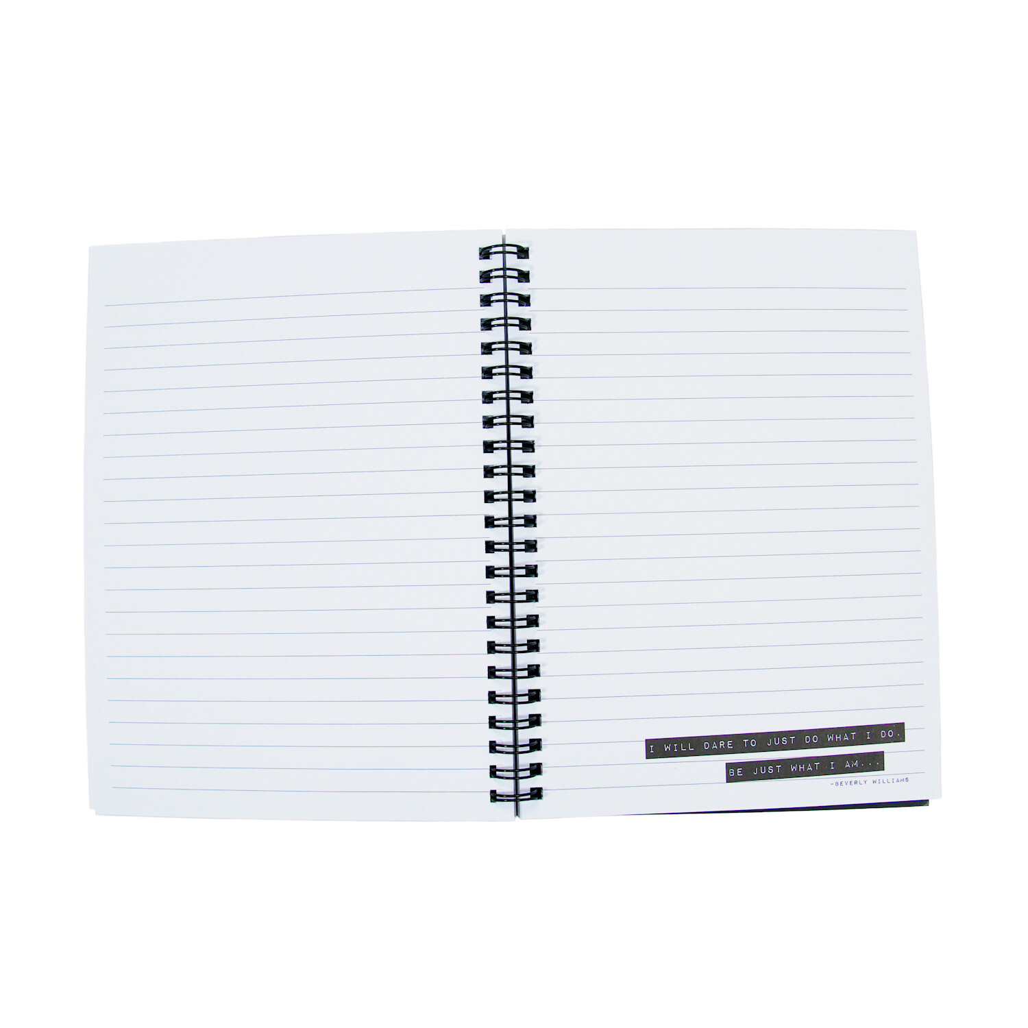 Green Inspired Motivation Writing Journal 1-Subject Spiral Notebook Lined Diary
