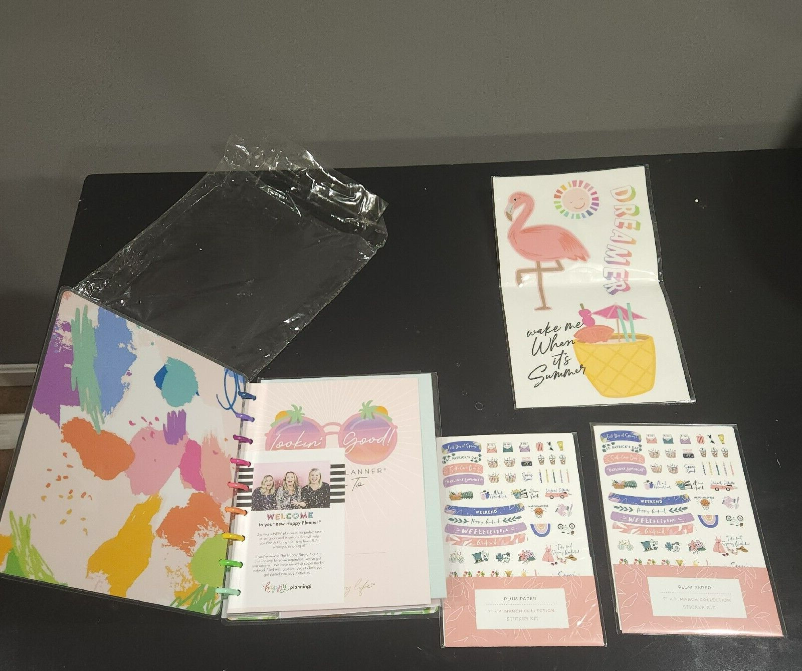 The Happy Planner LET’S DO THIS 2020 STICKERS RAINBOW HEART NEW OPEN PAC