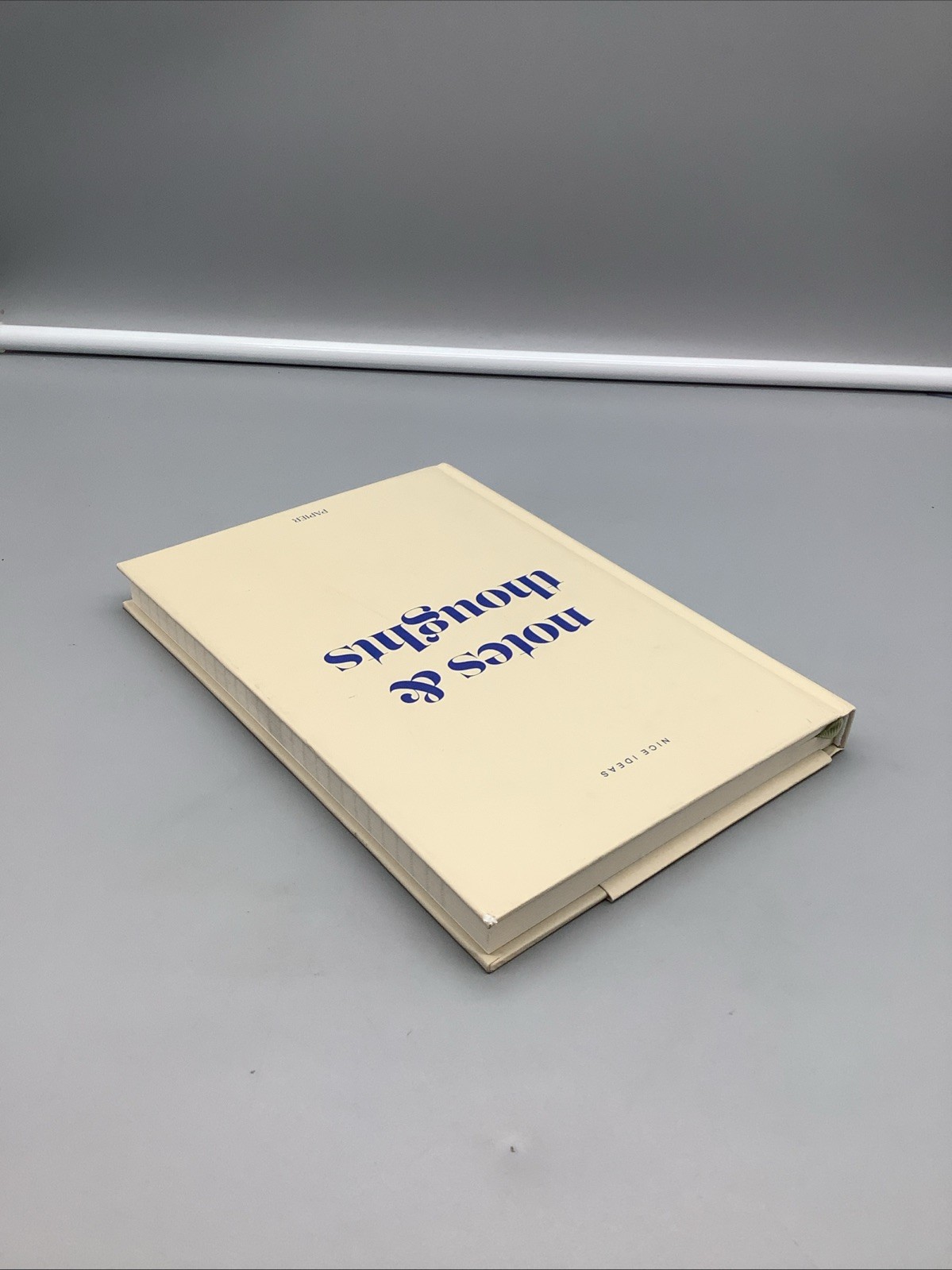 PAPIER – Plain Notebook “Notes & Thoughts” – Hardcover – GOOD Condition
