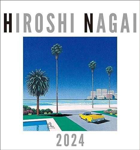 Hiroshi Nagai 2024 Calendar 39×36cm Wall Hanging City Pop NEW F/S