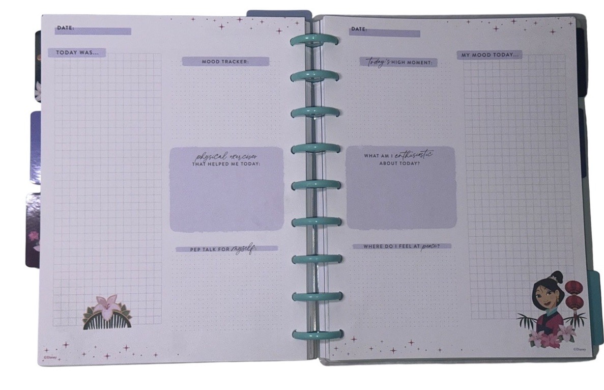 The Happy Planner Disney Princess Guided Journal So Many Adventures Waiting