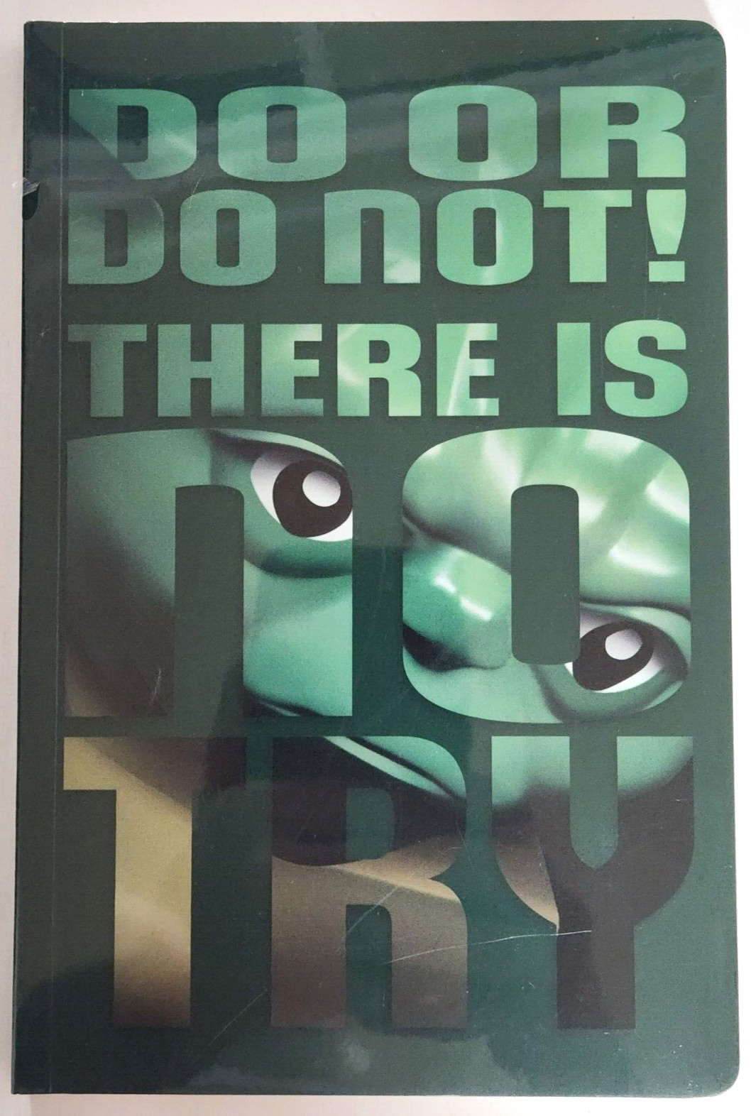 Lego Star Wars : Yoda Notebook 96 Shts- 8.25″x5.5″- DO OR DO NOT THERE IS NO TRY
