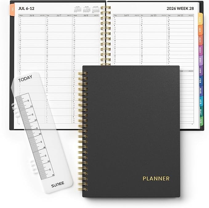 Appointment Book 2026-2027 Quarter-Hourly Weekly Monthly Academic Planner