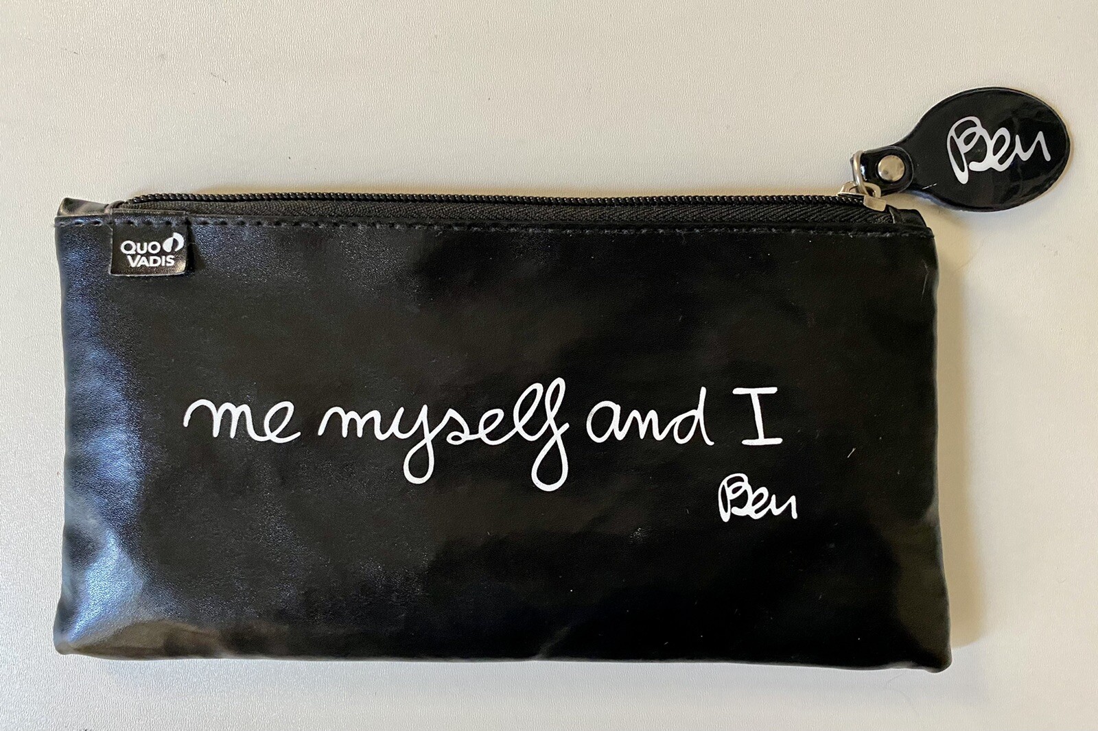 Quo Vadis Ben Black Pouch Size: 8.5″ x 4.5″ x 0.4″