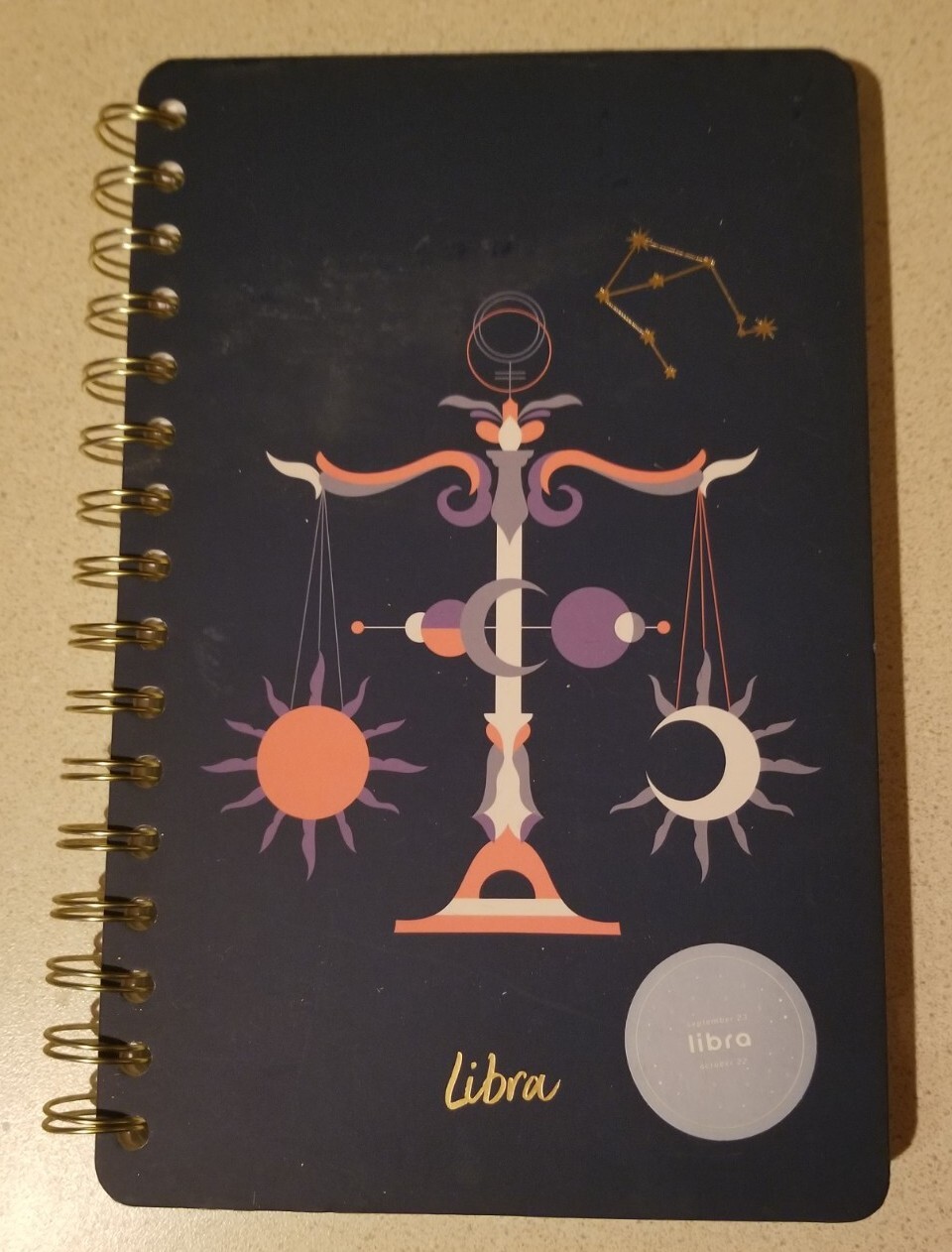 Be Rooted Zodiac (Libra) Lined Journal Diary Book Hard Bound NEW