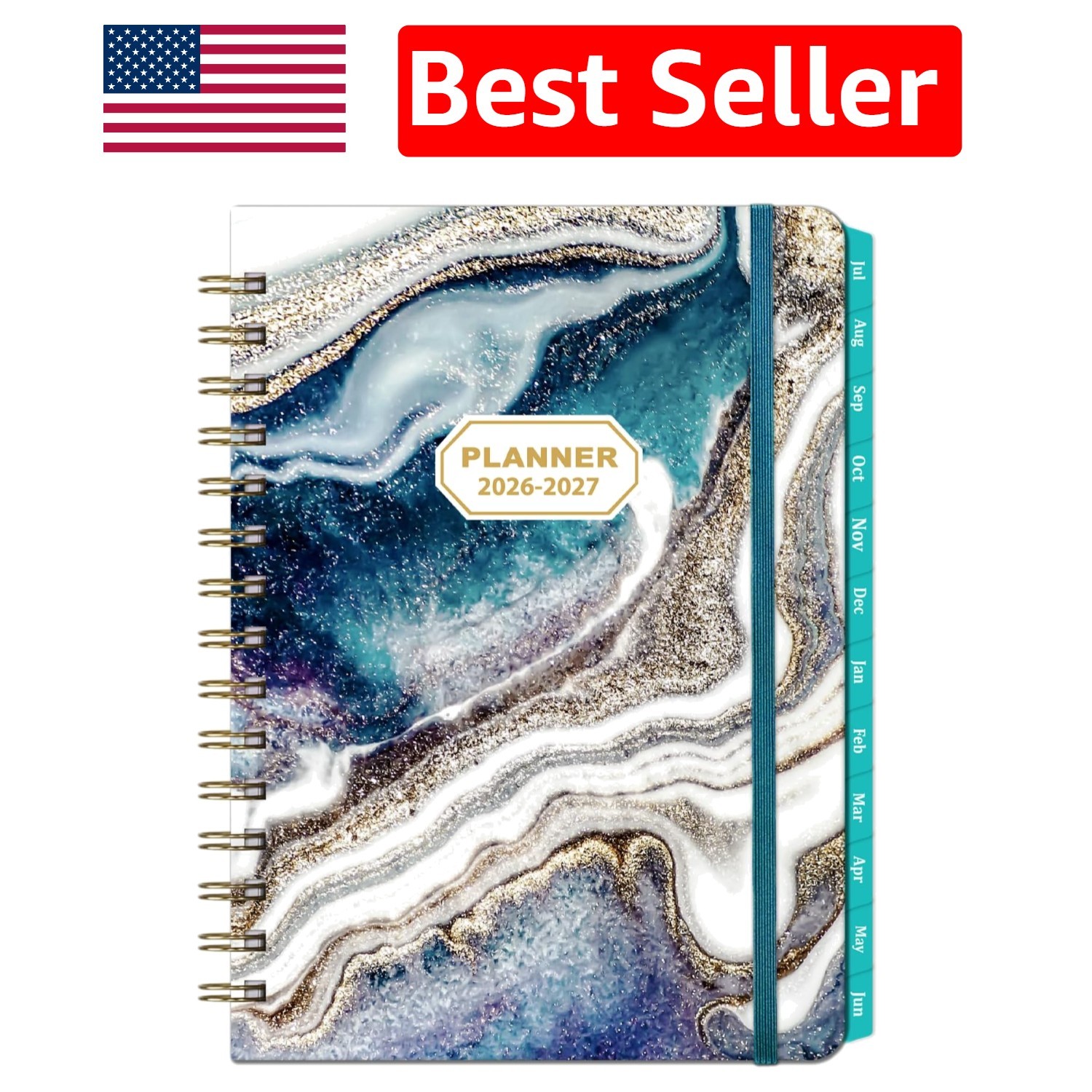Portable 2026-2027 Planner for Students and Professionals – 8.5 x 6.4 inches