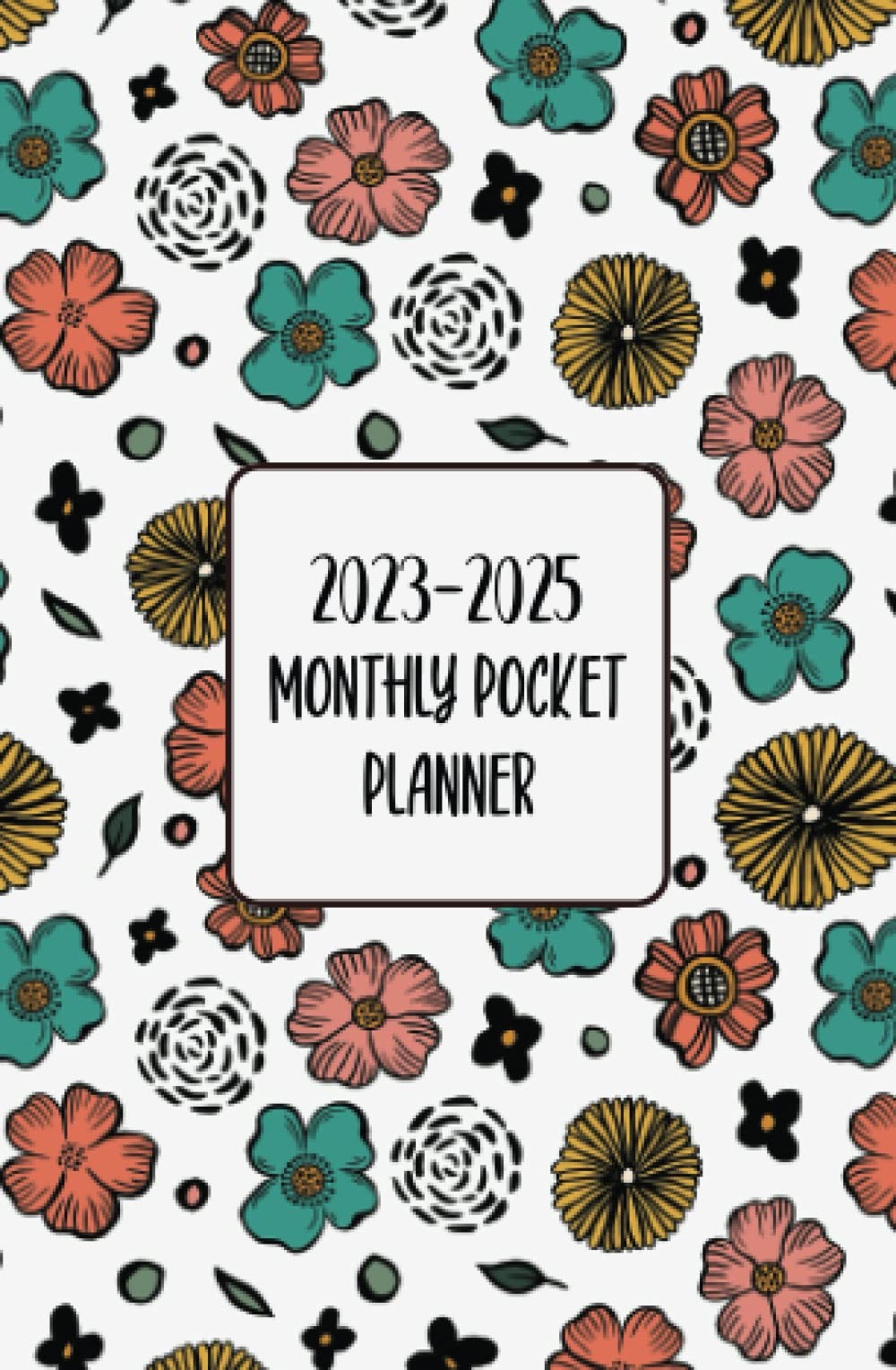 2023-2025 Monthly Pocket Planner: Small 3 Year Calendar with Holidays from…