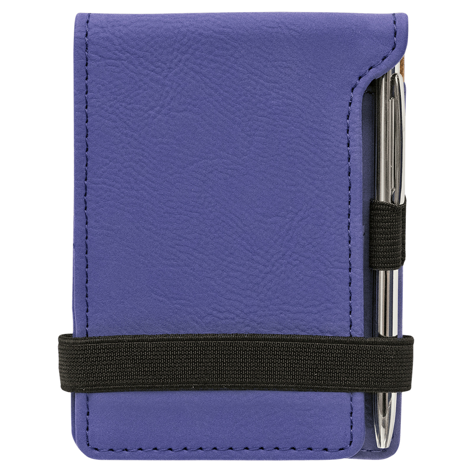 3 1/4″ x 4 3/4″ Laserable Leatherette Mini Notepad with Pen