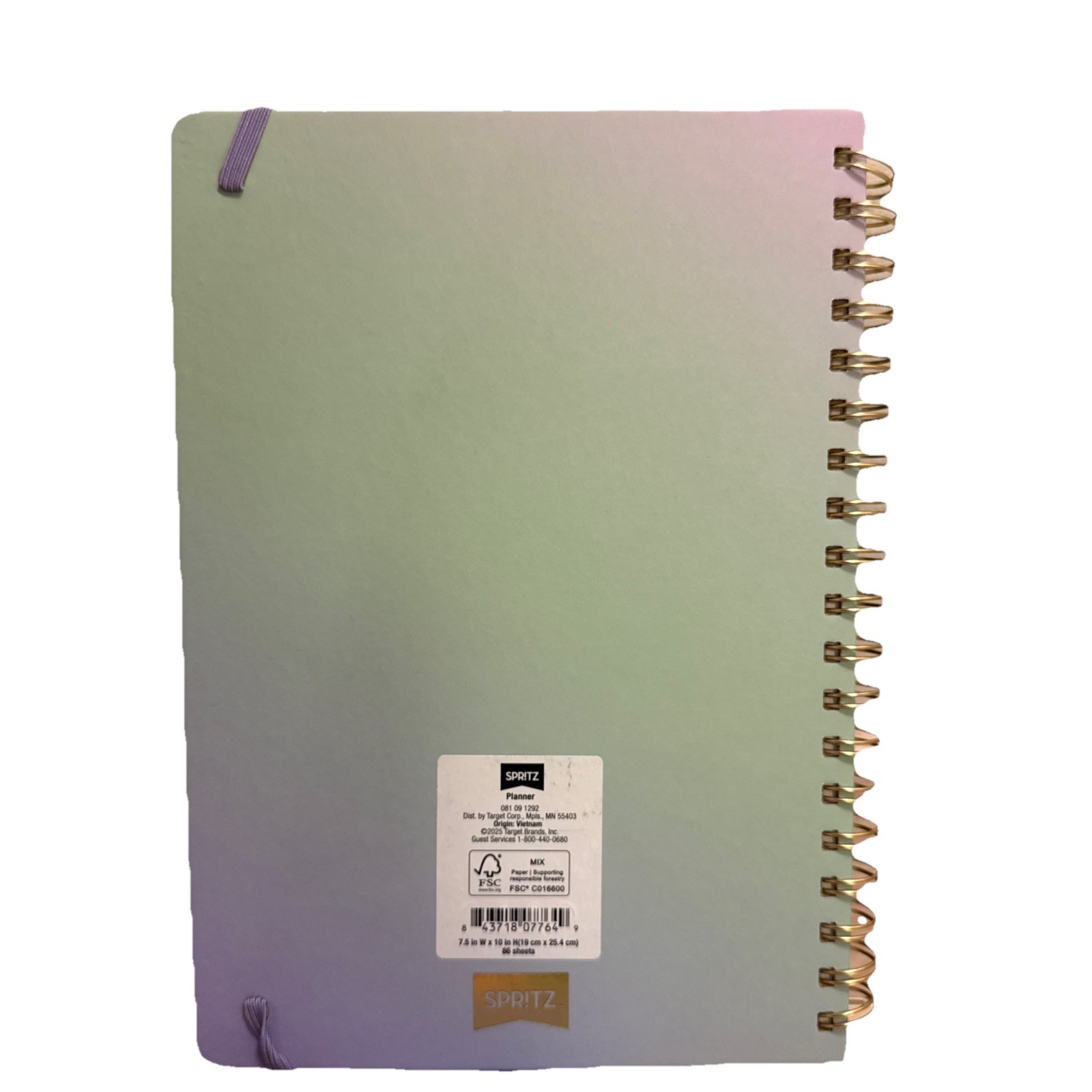 Spritz Undated Planner