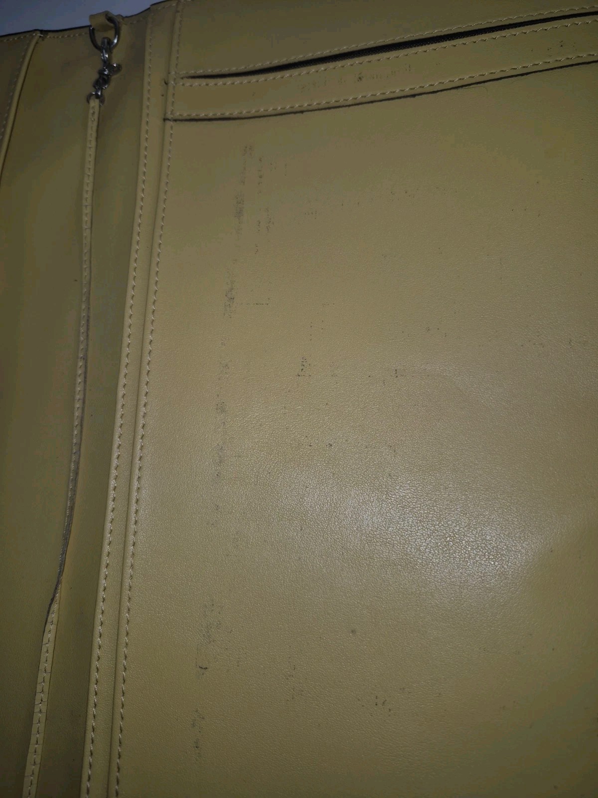 Franklin Covey Business Yellow Organizer/ Card Holder genuine leather
