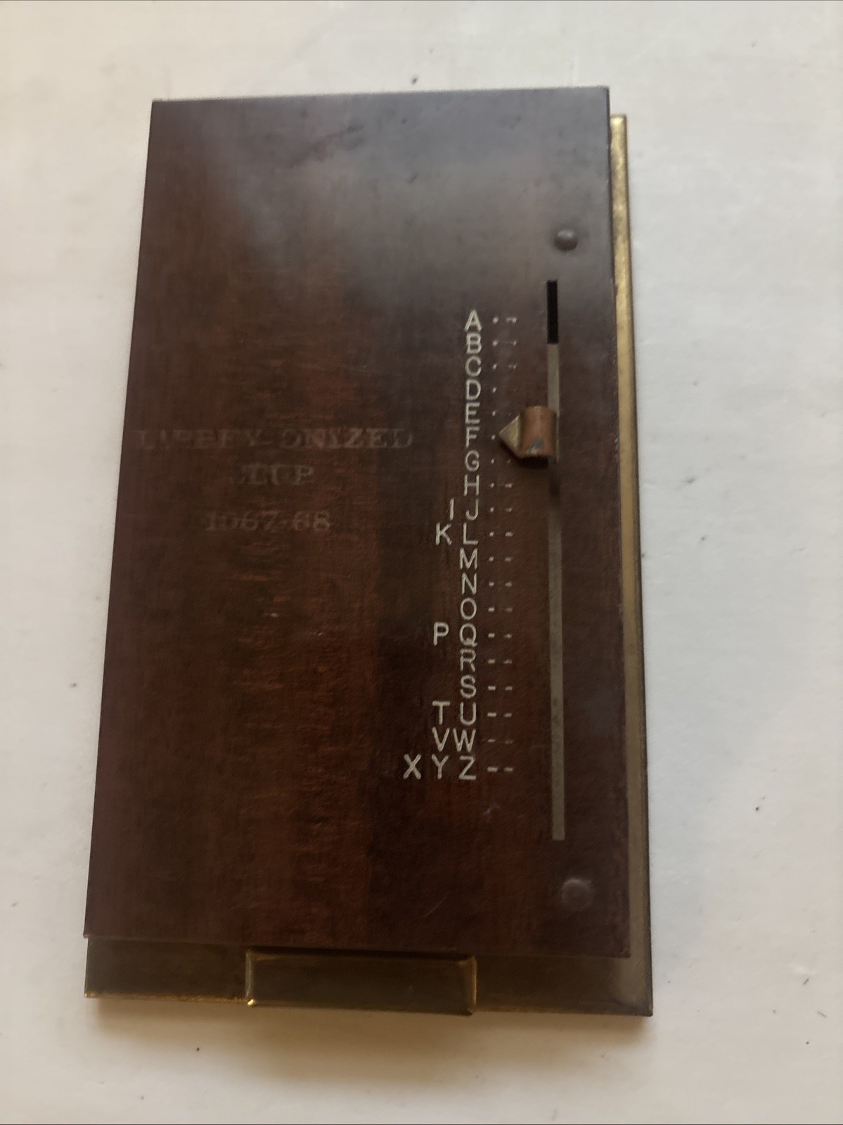 vintage Metal Pop Open Address Telephone Book