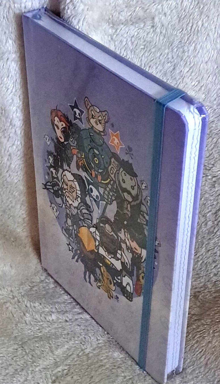 Tokidoki X Overwatch Hardcover Journal With Elastic Band Closure