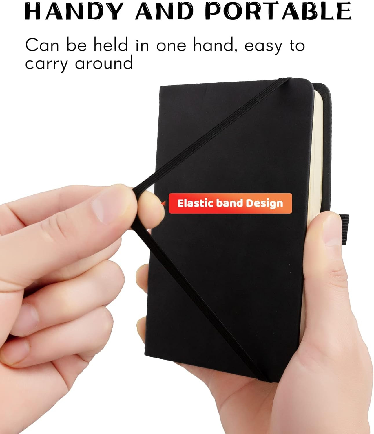 2Pack Pocket Notebook Small Notebook Journal Notebook 4 Inches X 5.7 Inches 200