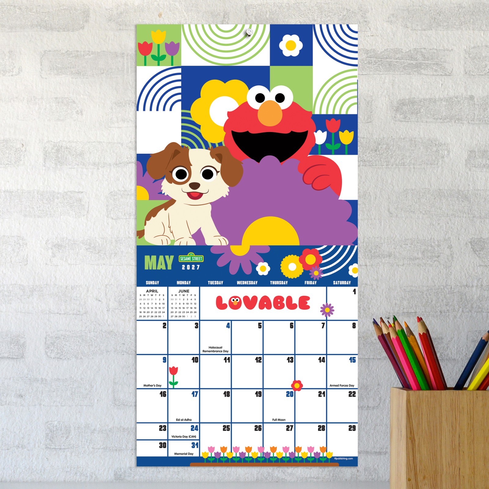 2027 Sesame Street Mini Calendar