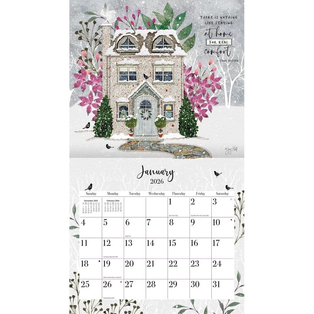 Lang, Bless This Home 2026 Wall Calendar, 13.4” X 12”, 12-Month Calendar