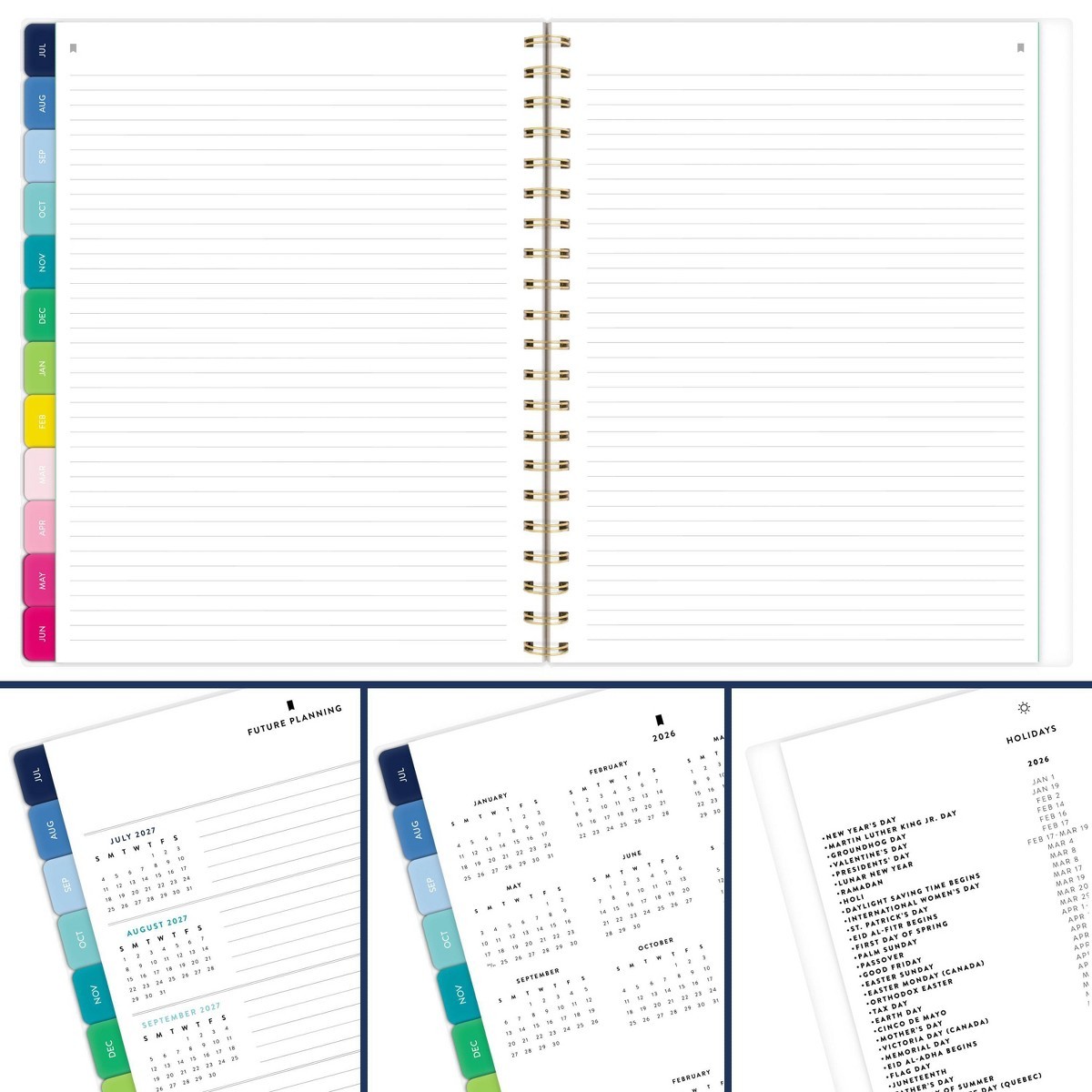 Emily Ley for At-A-Glance 8.375″x11″ 2026-2027 Large Weekly/Monthly Printed
