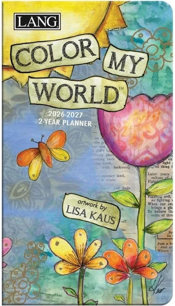 2026-2027 – Lang Color My World – 2-Year Pocket Planner by Lisa Kaus